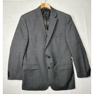 Lauren Ralph Lauren Gray 100% Wool Natural Stretch Blazer Mens Size 42 L
